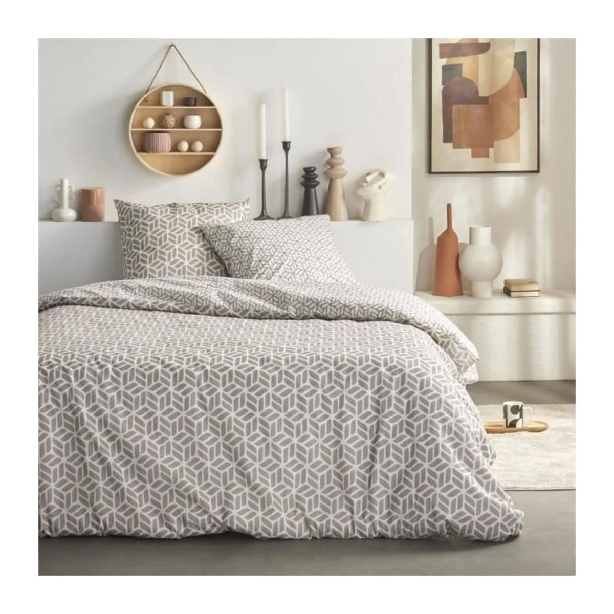 Today Parure de lit 2 personnes - TODAY - Crazy 7.9 - 220 x 240 cm - Imprimé