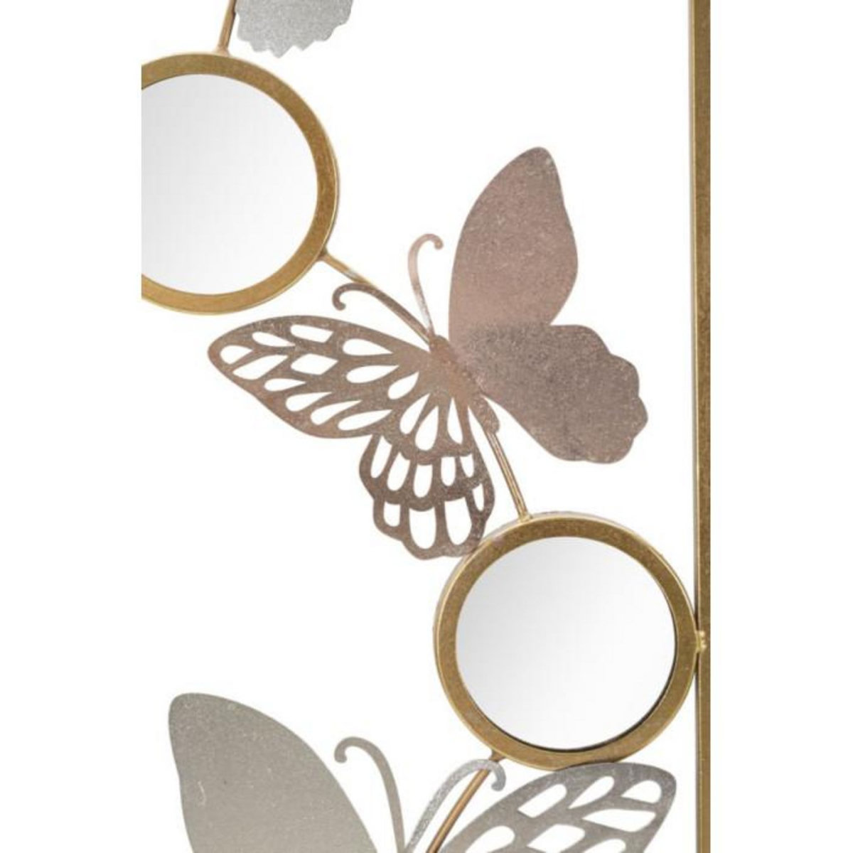 Paris Prix Décoration Murale Encadrée 3 Miroirs  Buttys  90cm Multicolore