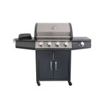 JARDIDECO Barbecue à gaz Piretto 4 brûleurs + 1 brûleur latéral - Jardideco