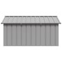 Voir la diapositive 3 : VIDAXL Niche pour chien Gris 116,5x153x81,5 cm Acier galvanise