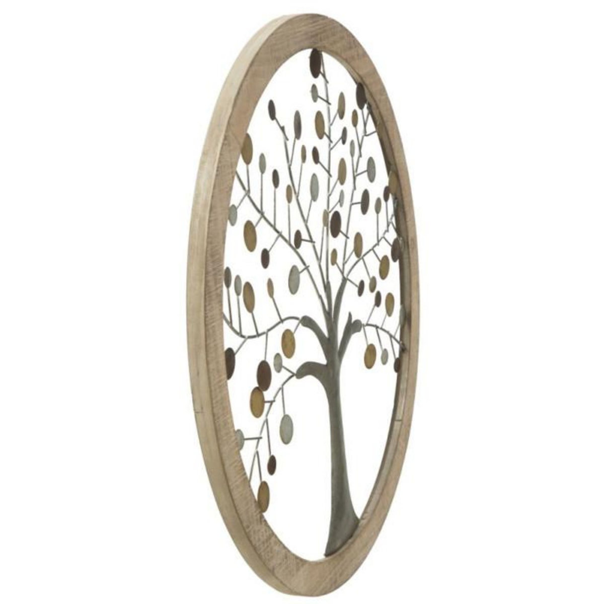 Paris Prix Déco Murale Ronde  Arbre de Vie  61cm Multicolore
