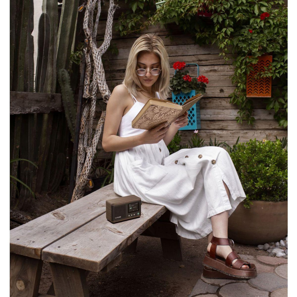 PURE Radio DAB Classic Mini Coffee Black/Walnt