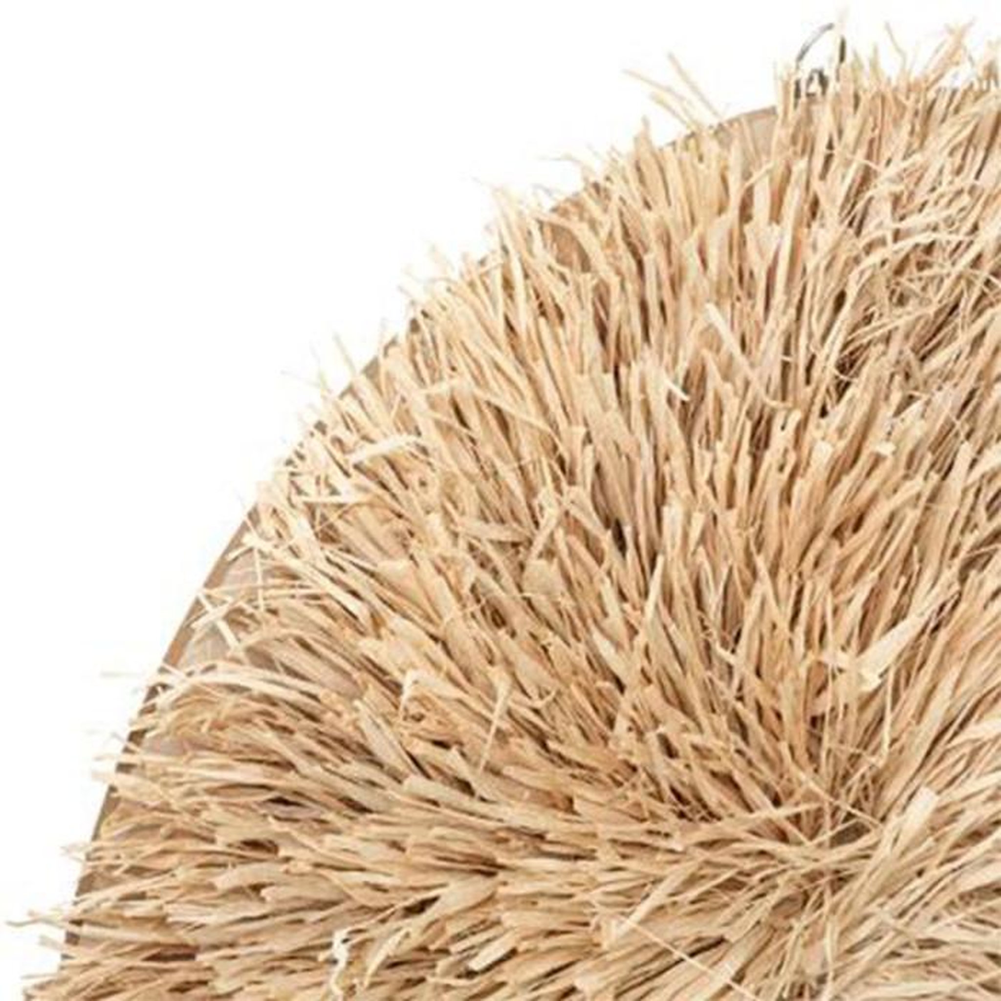 Voir la diapositive 2 : ATMOSPHERA Décoration murale raphia  hacienda  64cm naturel