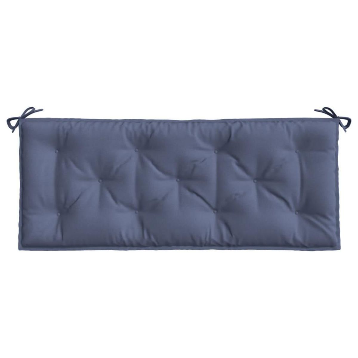 VIDAXL Coussin de banc de jardin bleu marine 120x50x7 cm tissu oxford