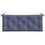 Voir la diapositive 2 : VIDAXL Coussin de banc de jardin bleu marine 120x50x7 cm tissu oxford