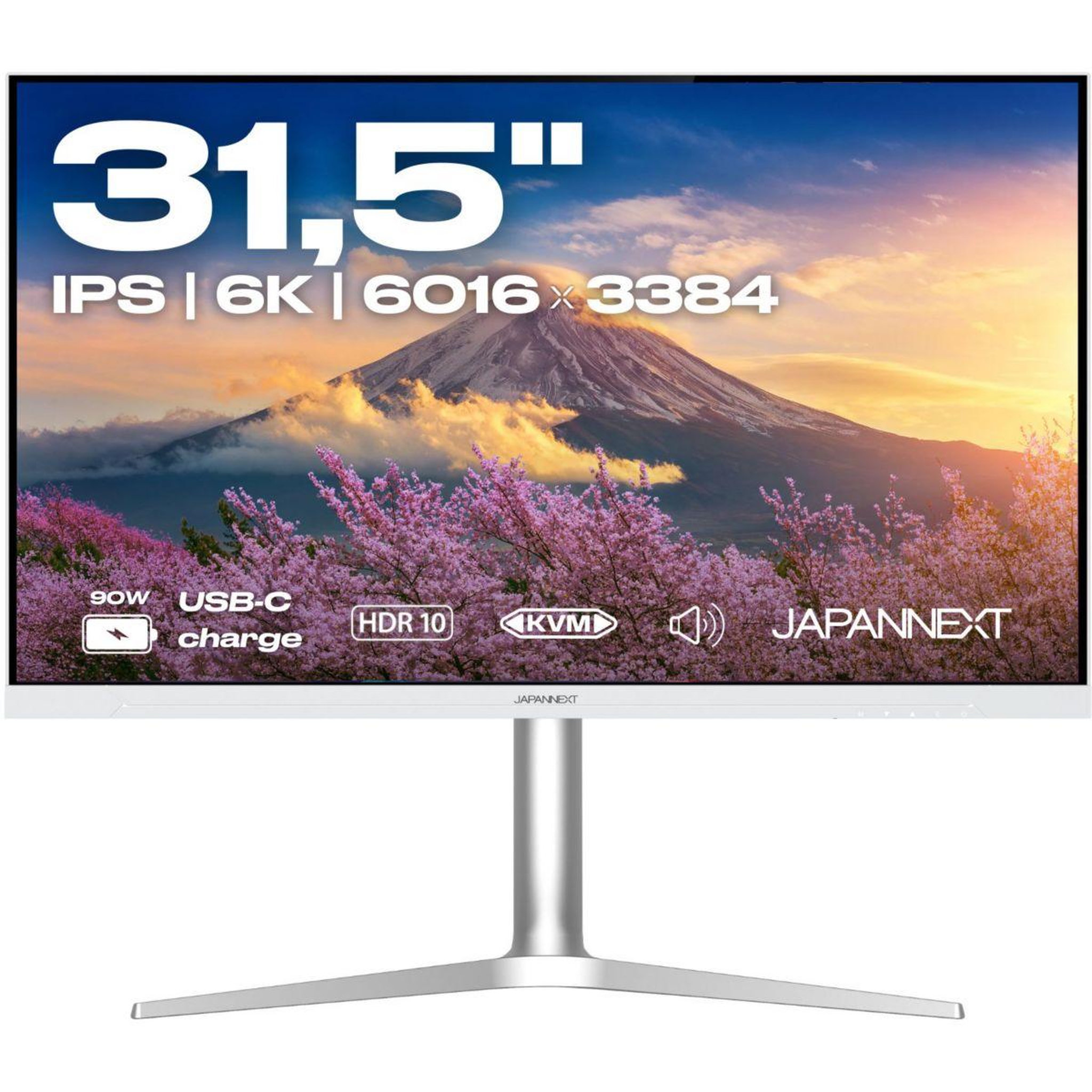 Voir la diapositive 3 : JAPANNEXT Ecran pc 6k jn-ips326k-hspc9 31  ips 6k hdr usb-c 90w