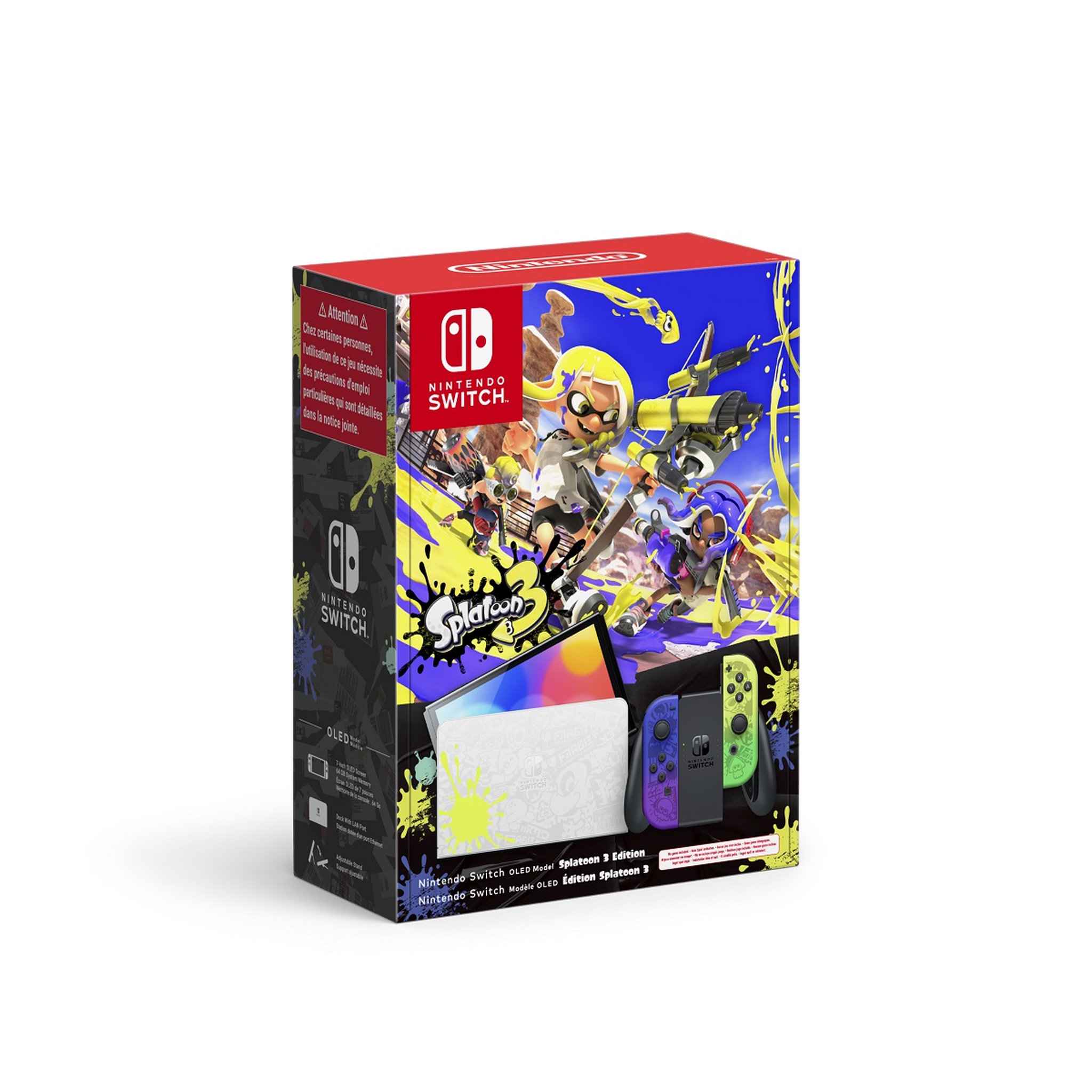 Voir la diapositive 1 : NINTENDO Console Nintendo Switch (modèle OLED) Edition Splatoon 3