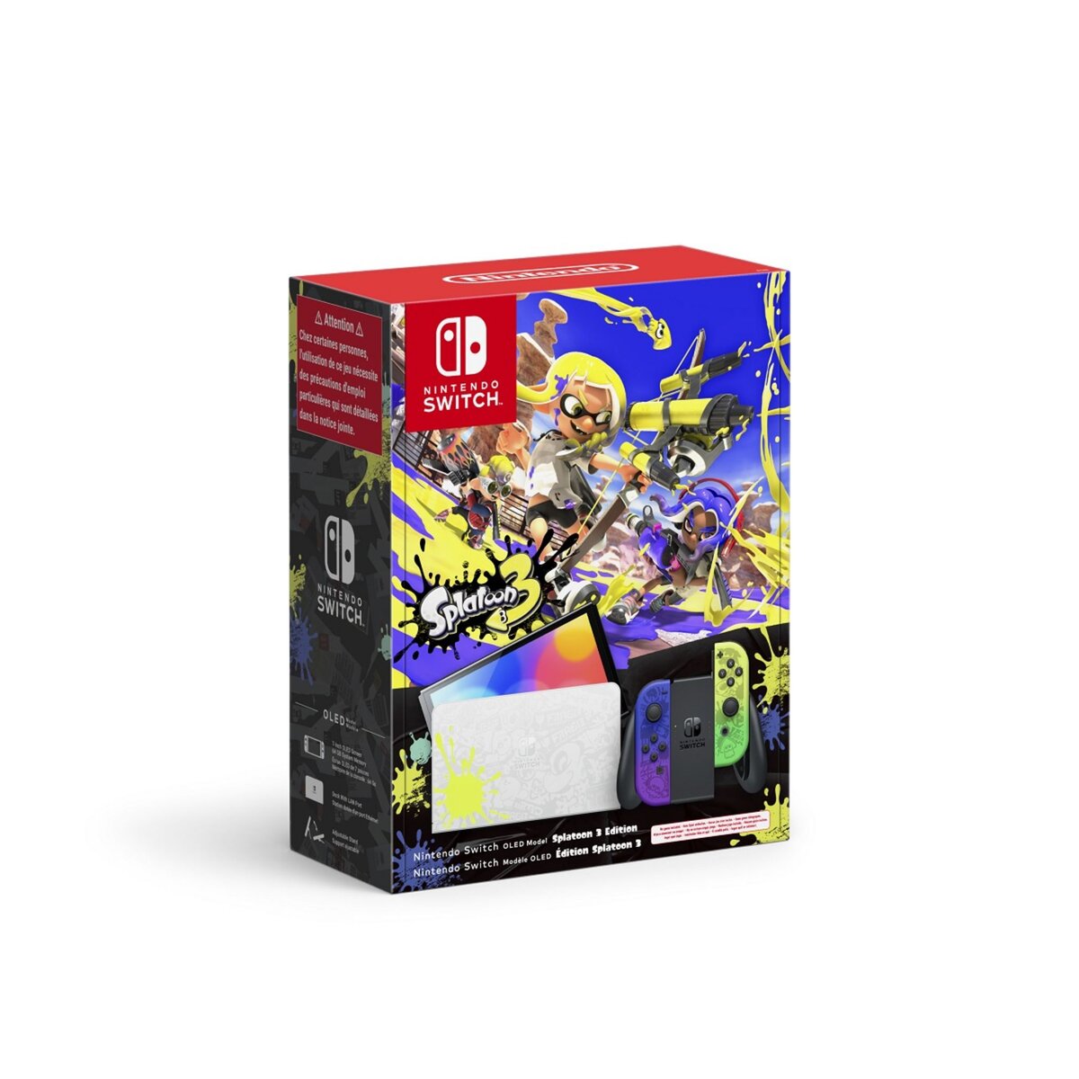 NINTENDO Console Nintendo Switch (modèle OLED) Edition Splatoon 3