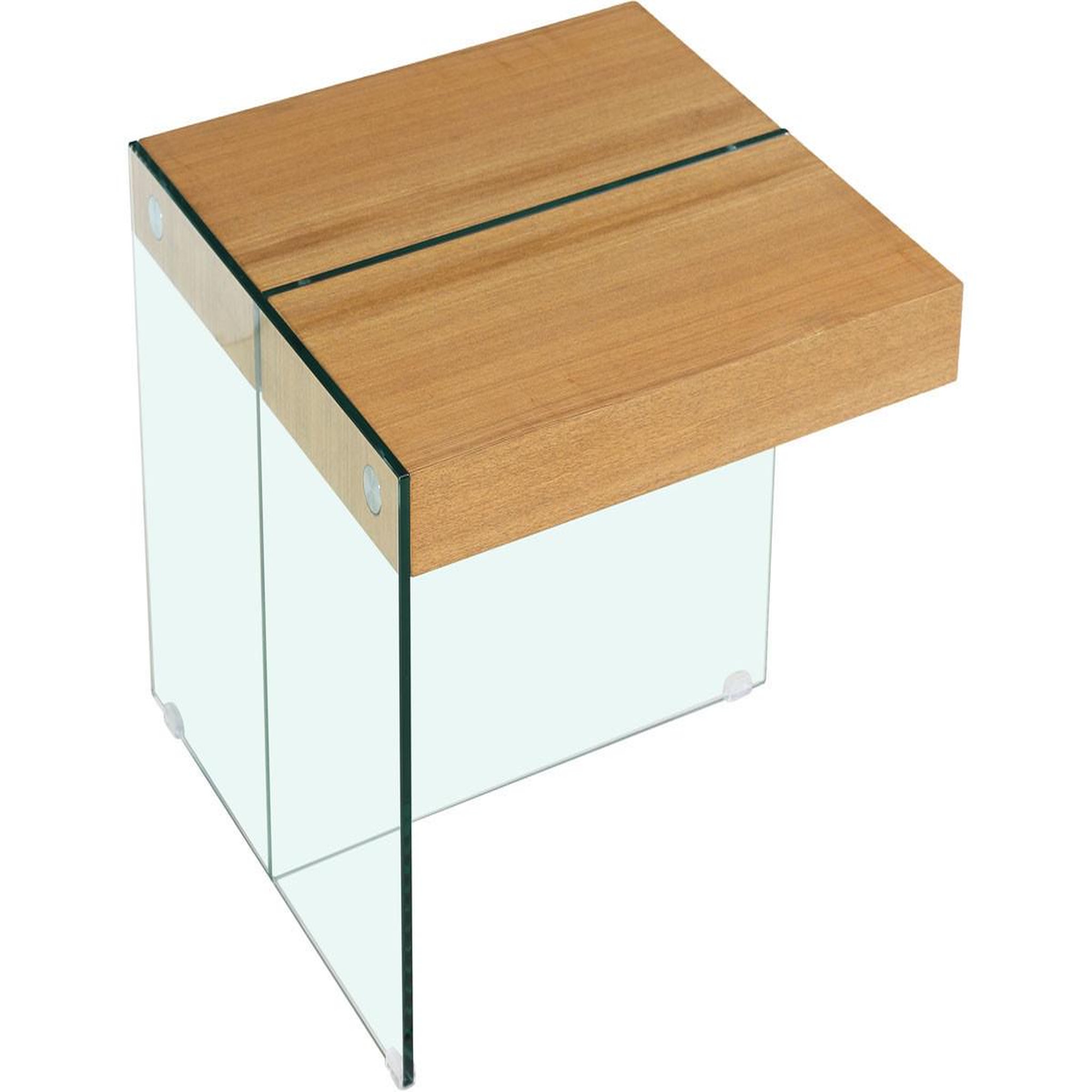 Habitat et Jardin Table basse  agrigento  - 60 x 60 x 50 cm - finition chêne