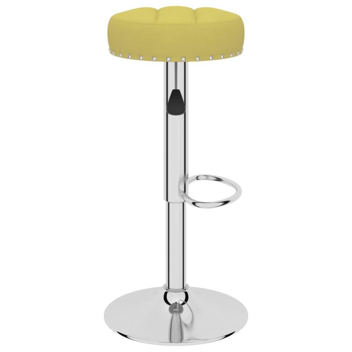 VIDAXL Tabourets de bar lot de 2 vert tissu