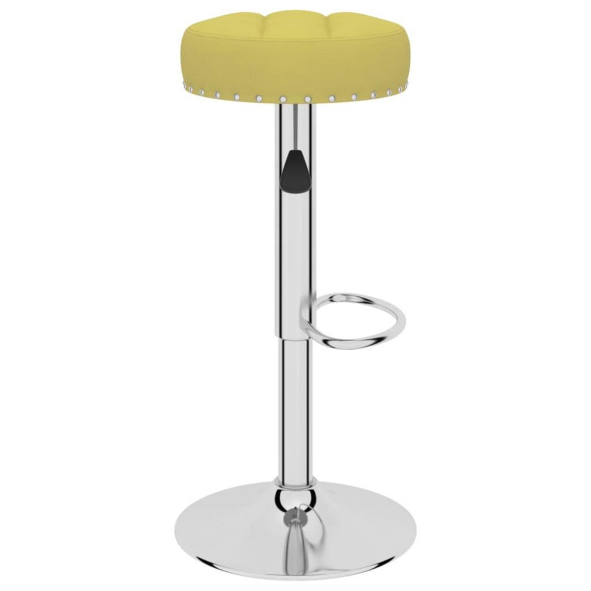 VIDAXL Tabourets de bar lot de 2 vert tissu