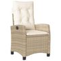 Voir la diapositive 4 : VIDAXL Ensemble a manger de jardin et coussins 9 pcs beige Poly rotin