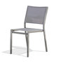 Voir la diapositive 2 : DCB GARDEN Chaise de jardin empilable - Aluminium - Gris - STOCKHOLM