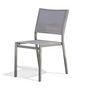 Voir la diapositive 2 : DCB GARDEN Chaise de jardin empilable - Aluminium - Gris - STOCKHOLM