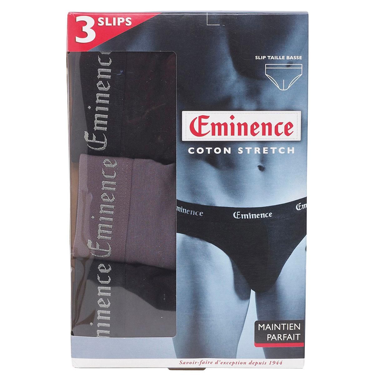 EMINENCE Lot de 3 slips en coton