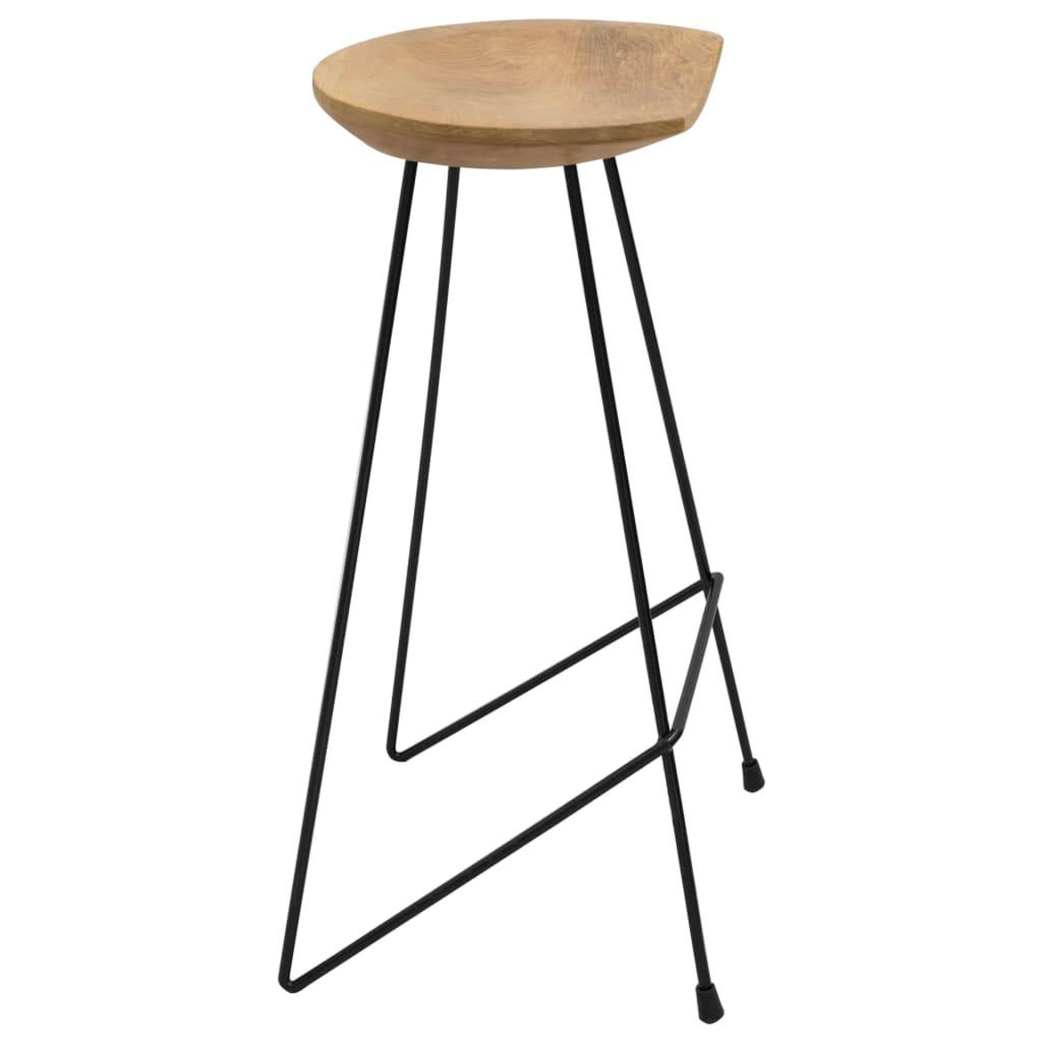 Voir la diapositive 4 : VIDAXL Tabourets de bar lot de 2 bois de teck massif