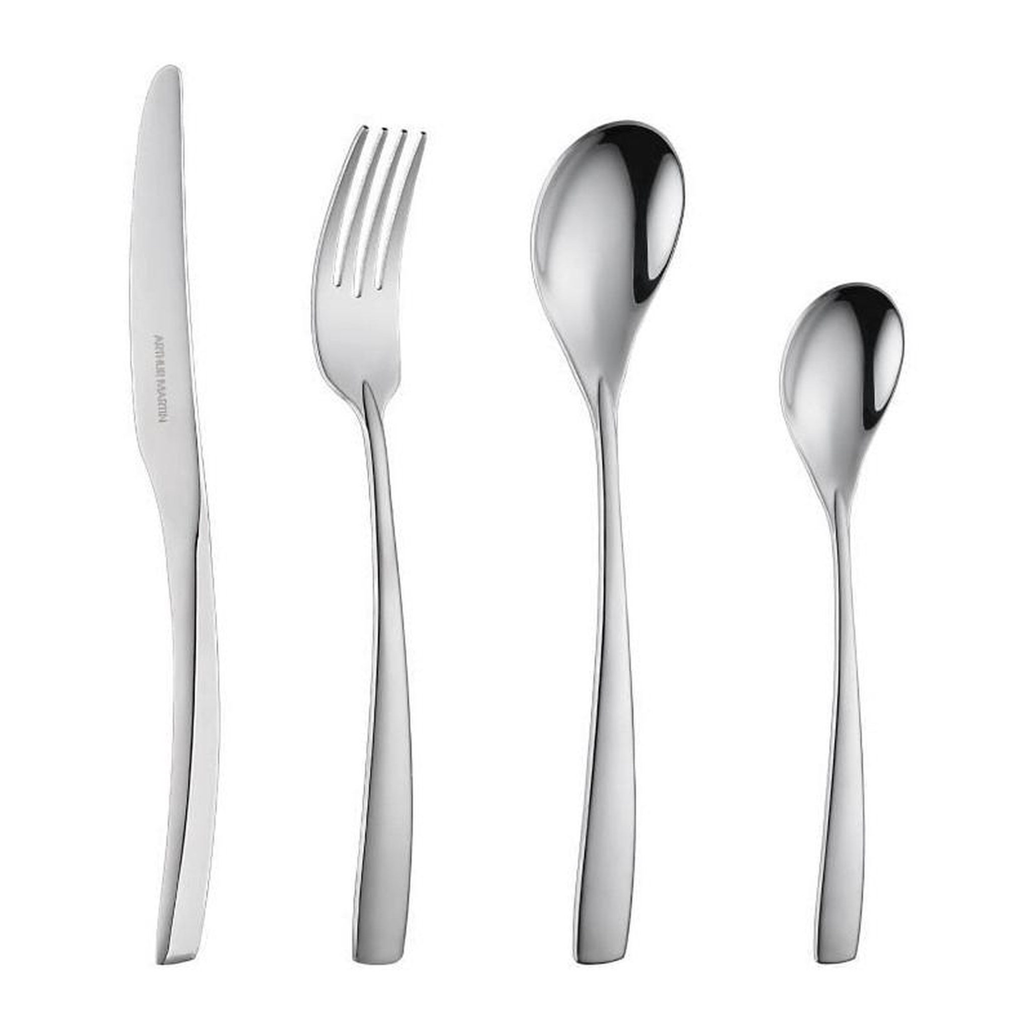 Arthur Martin Ménageres - ARTHUR MARTIN - AM3630 - 24 pieces - Acier inoxydable - Finition miroir