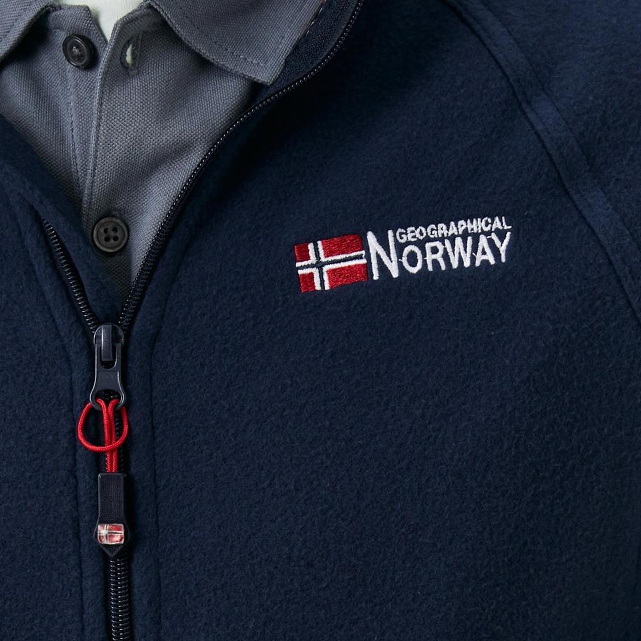 Voir la diapositive 5 : GEOGRAPHICAL NORWAY Veste Polaire  Homme Geographical Norway Tug