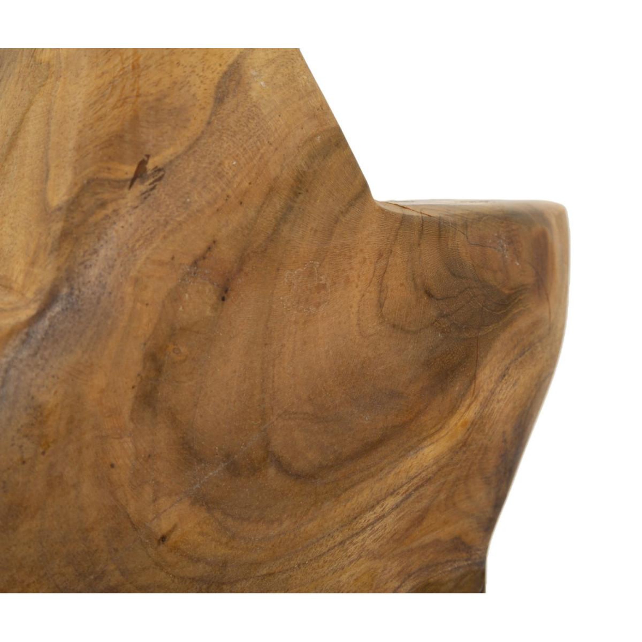Voir la diapositive 4 : Paris Prix Objet déco en teck  étoile  42cm naturel