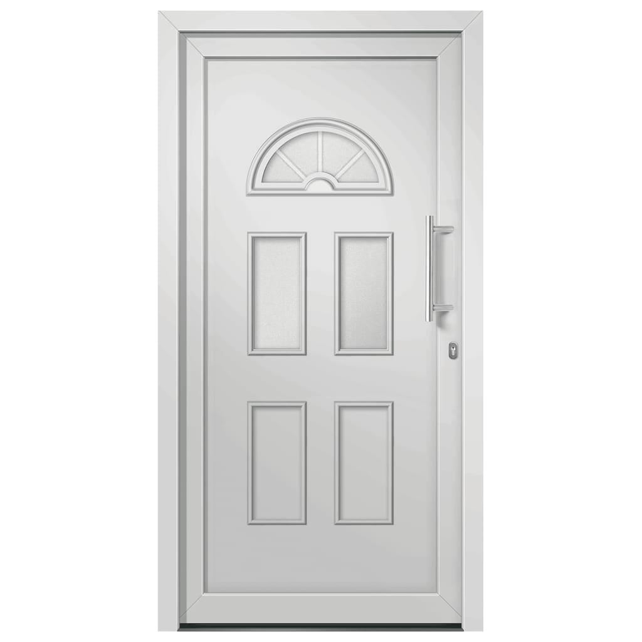 Voir la diapositive 3 : VIDAXL Porte d'entree Blanc 98x208 cm