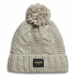Calvin Klein Bonnet Beige Femme  Superdry Cable Knit Beanie. Coloris disponibles : Beige