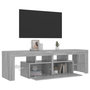 Voir la diapositive 4 : VIDAXL Meuble TV avec lumieres LED Sonoma gris 140x36,5x40 cm