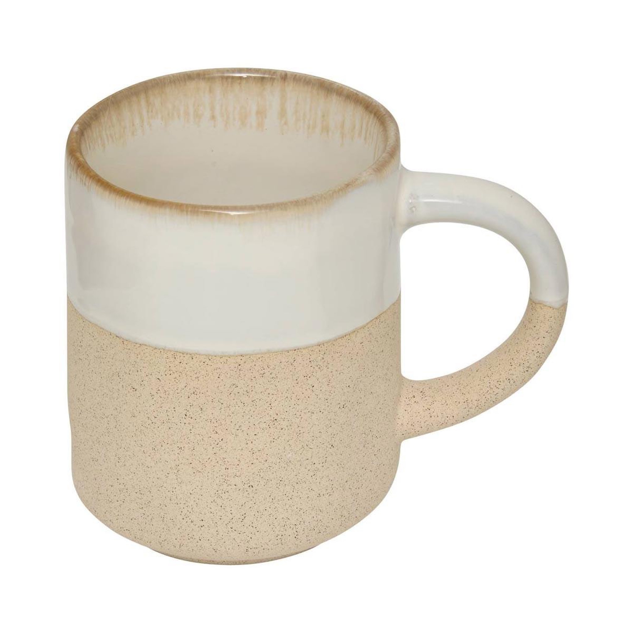 Voir la diapositive 2 : SECRET DE GOURMET Lot de 6 mugs en faïence  kate  20cl blanc