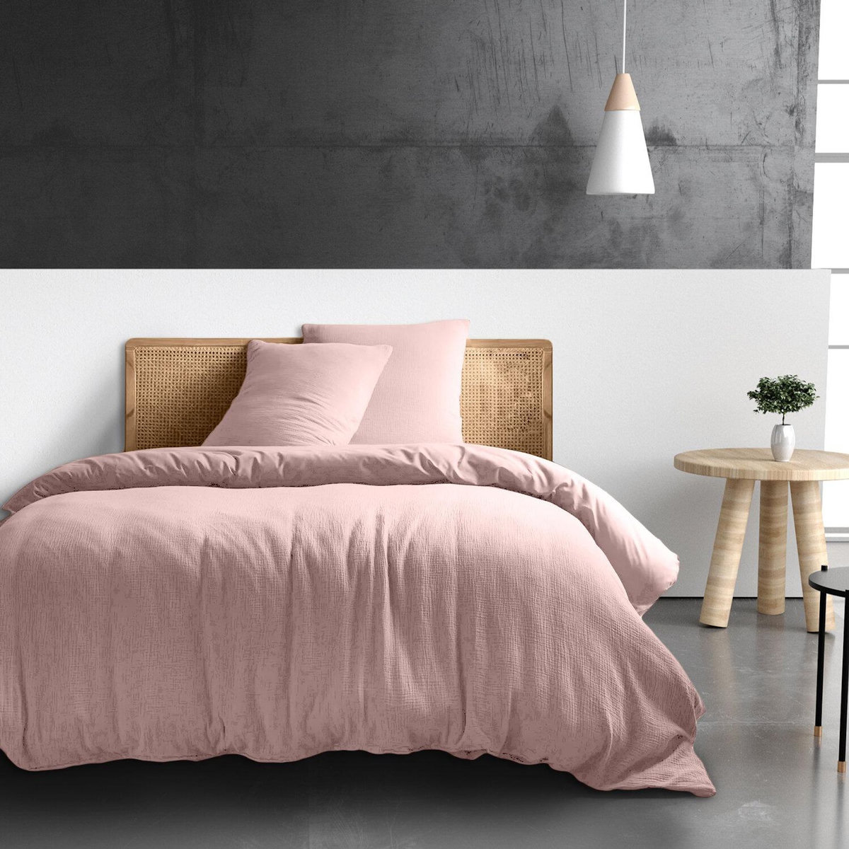 BATON ROUGE Housse de couette 100% gaze de coton