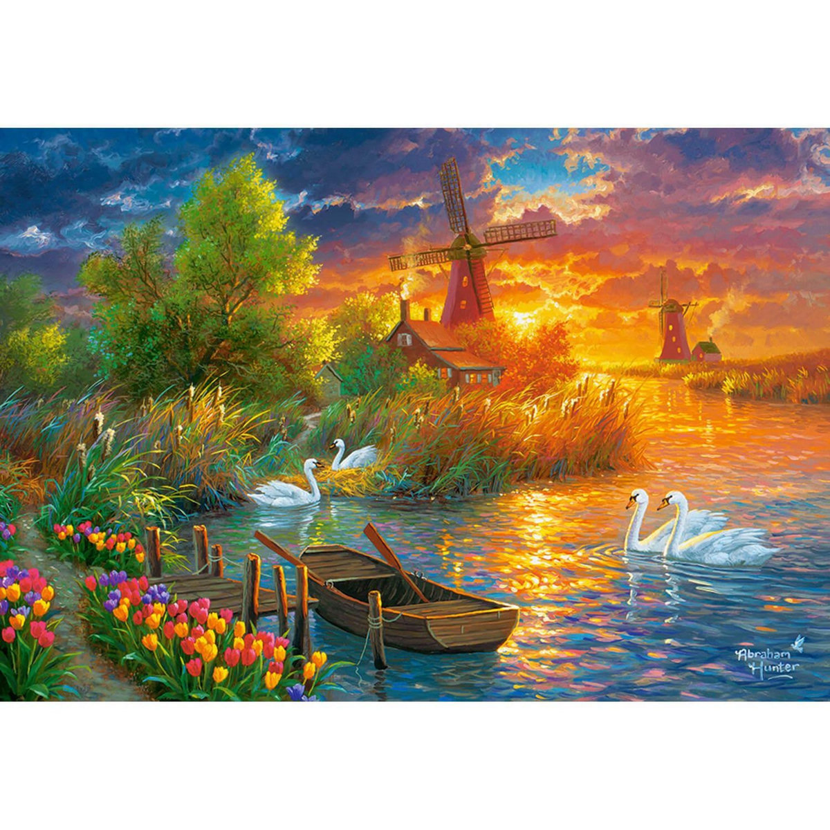 Castorland Puzzle 1000 pièces : Idylle hollandaise