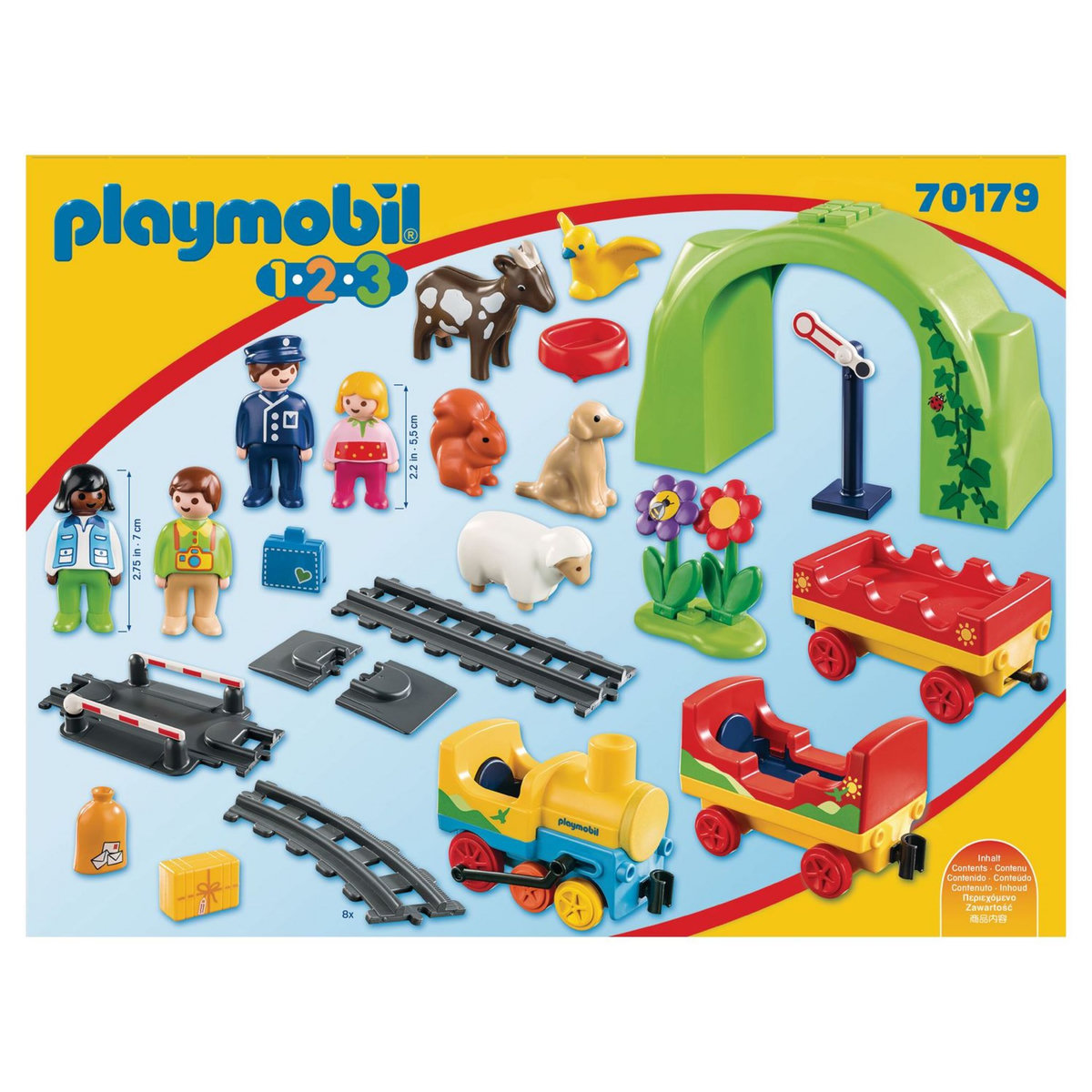 PLAYMOBIL 70179 - 1.2.3 -  Train avec passagers et circuit