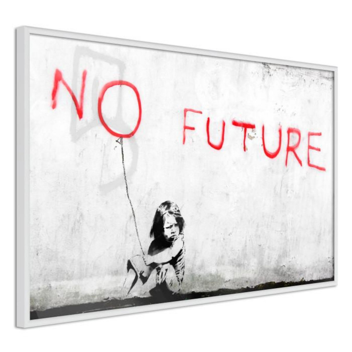 Paris Prix Affiche Murale Encadrée  Banksy No Future