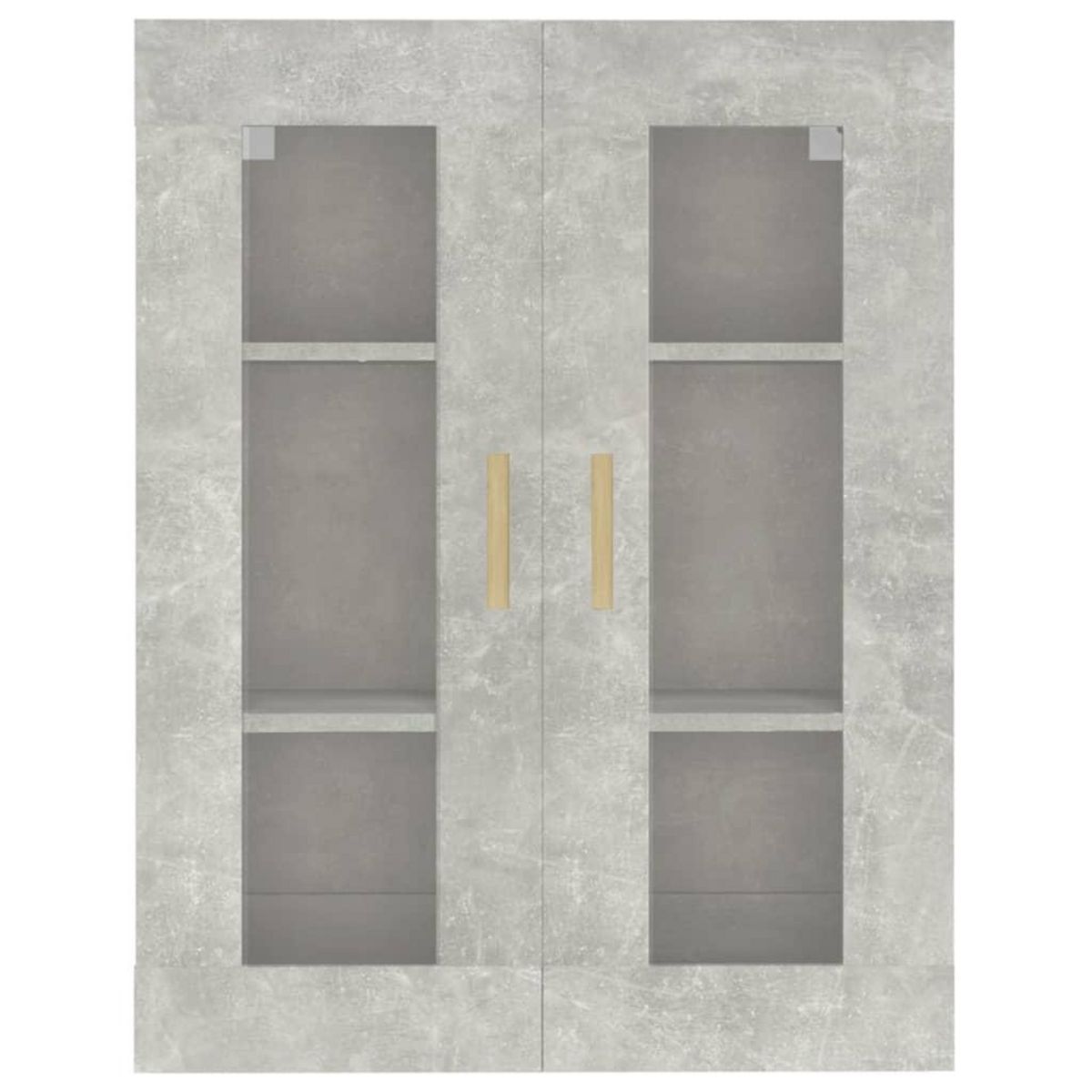 VIDAXL Armoire murale suspendue Gris beton 69,5x34x90 cm