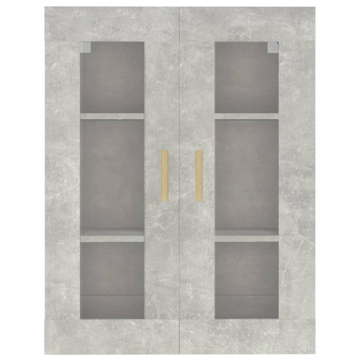 VIDAXL Armoire murale suspendue Gris beton 69,5x34x90 cm