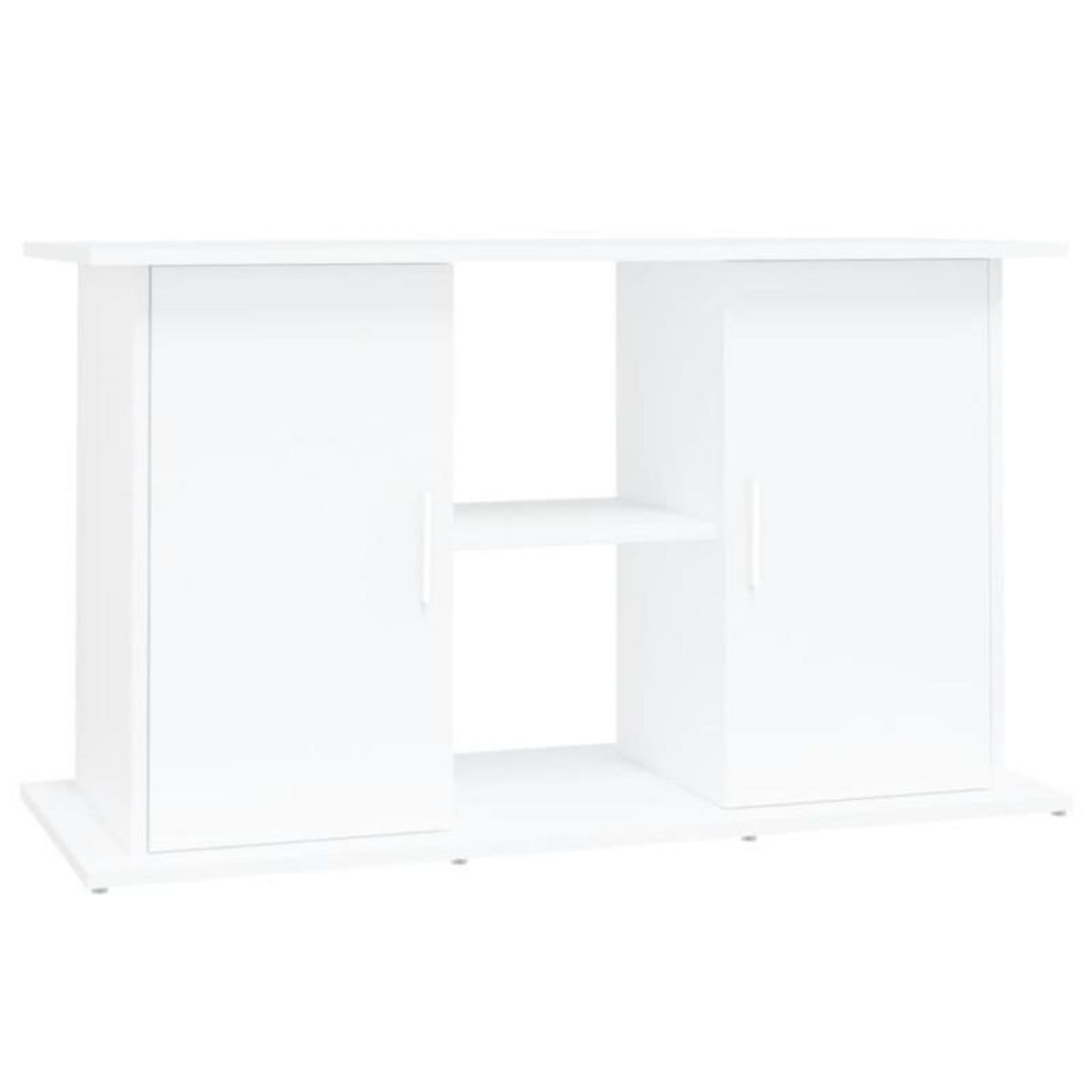 VIDAXL Support pour aquarium blanc 101x41x58 cm bois d ingénierie