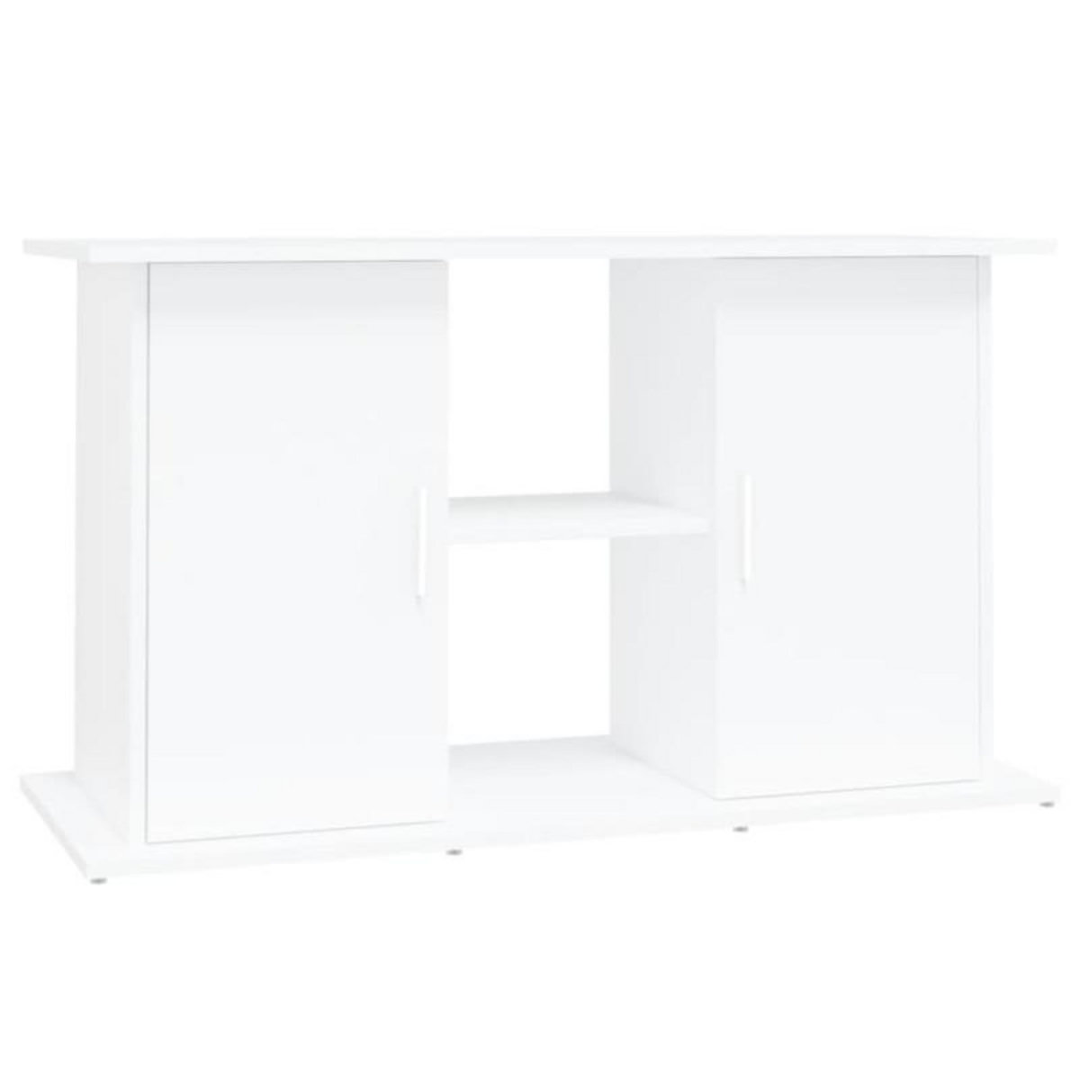 VIDAXL Support pour aquarium blanc 101x41x58 cm bois d ingénierie