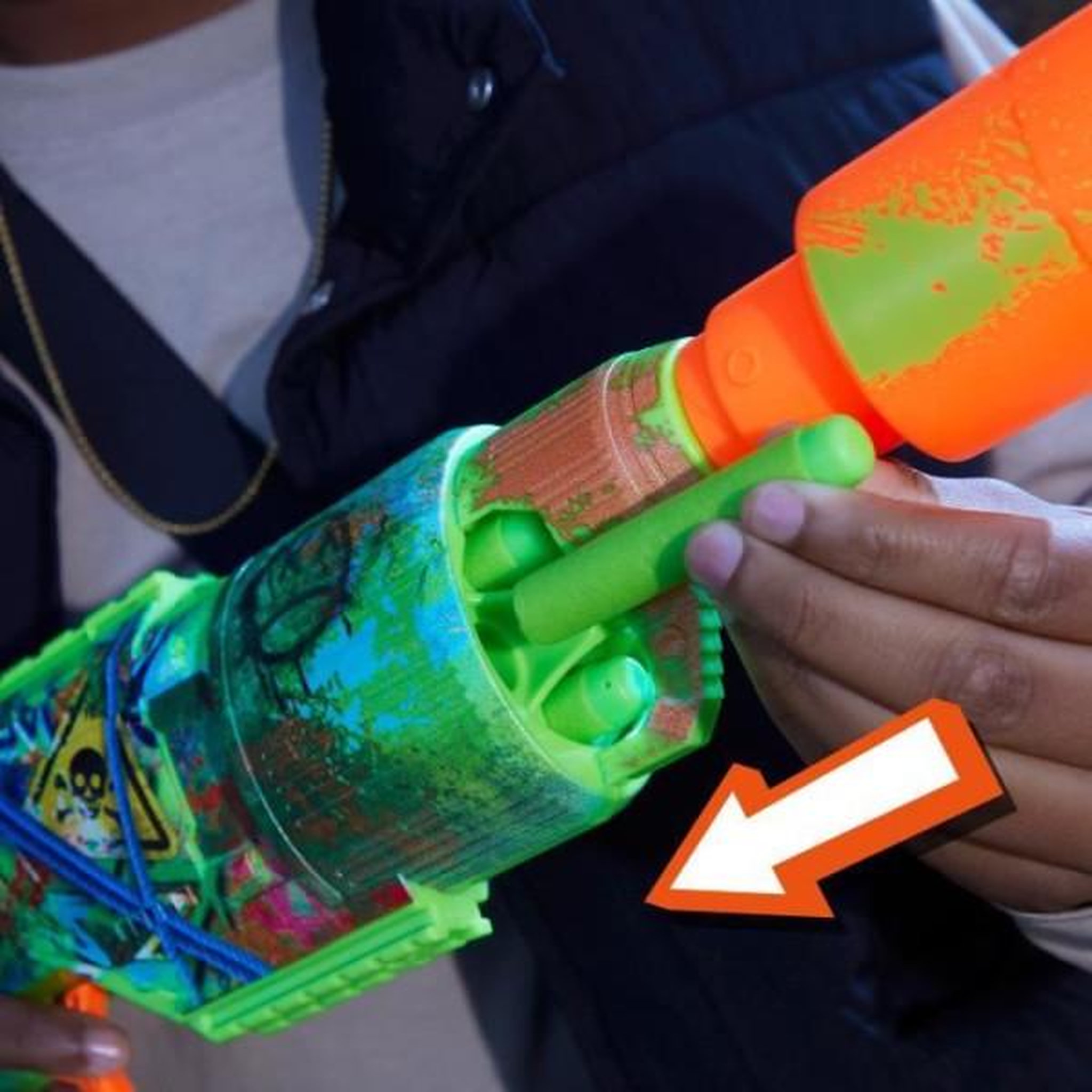 Voir la diapositive 4 : Nerf Jeu d adresse extérieur Nerf Zombie Driller