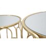 Voir la diapositive 5 : Paris Prix Lot de 2 Tables d'Appoint Gigogne Ronde  Arty  70cm Or