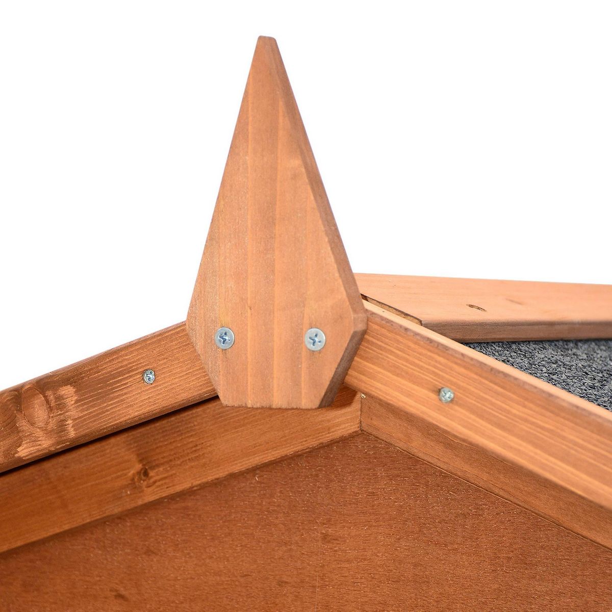 SWEEEK Poulailler en bois COTENTINE. 6 à 8 poules. cage à poule avec enclos