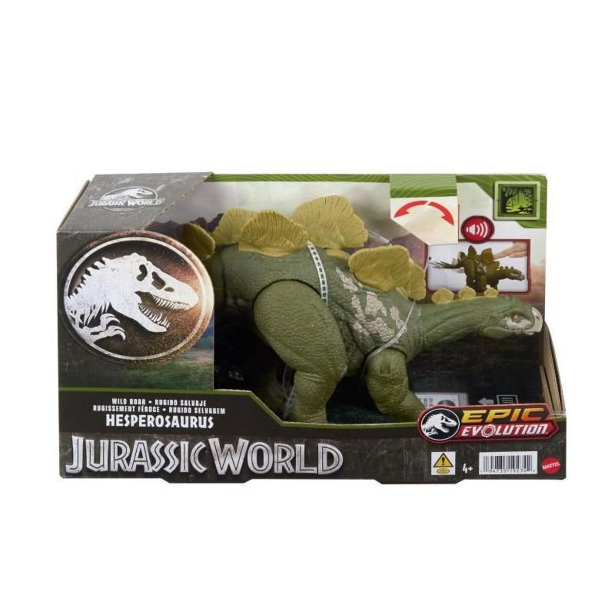 MATTEL HESoeRISAURUS SONORE - MATTEL - HTK69 - DINOSAURE JURASSIC WORLD