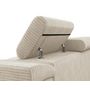 Voir la diapositive 5 : BEST MOBILIER Pablo - canapé droit 2 places avec têtières ajustables - en velours côtelé