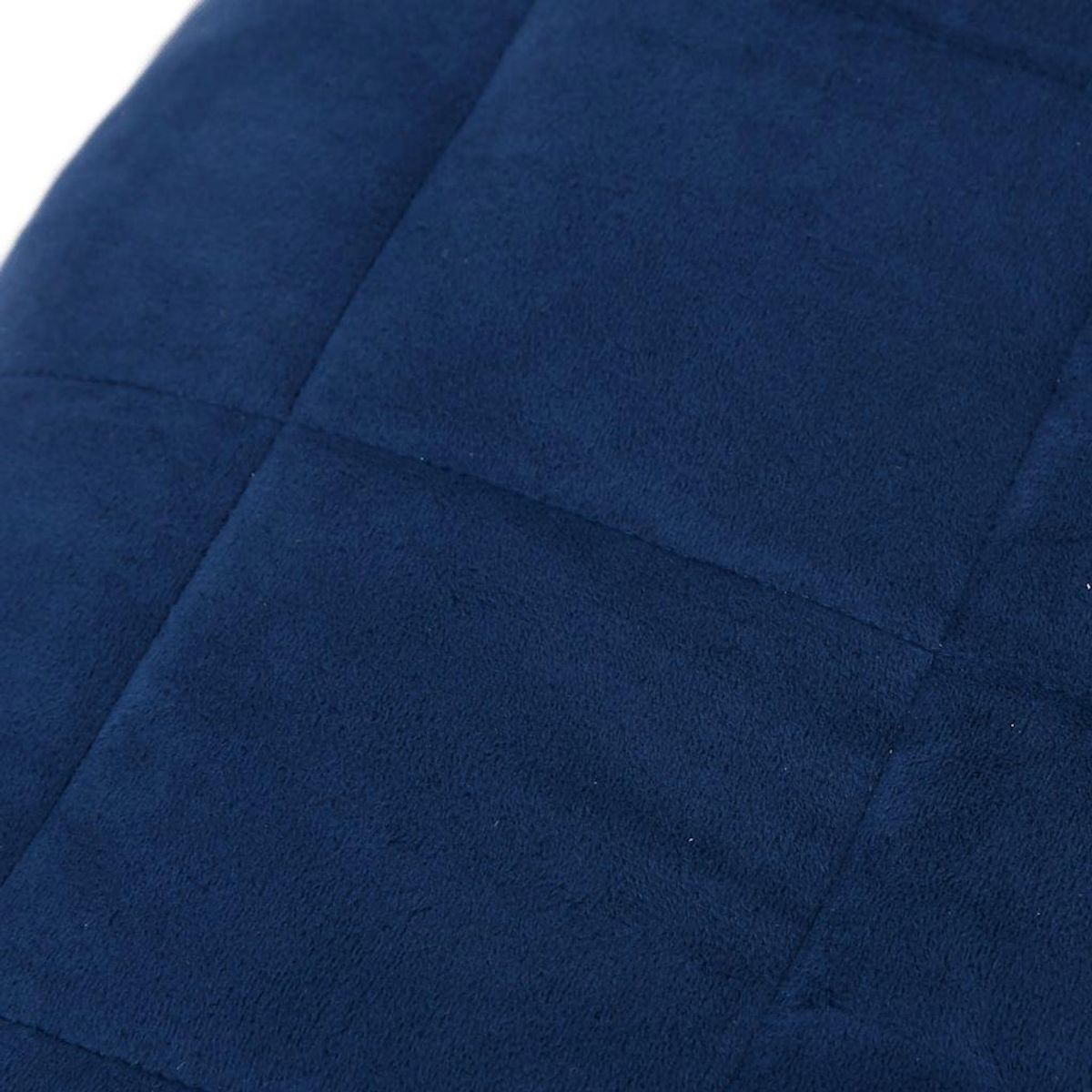 VIDAXL Couverture lestee Bleu 150x200 cm 11 kg Tissu