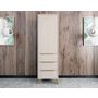 Voir la diapositive 6 : BEST MOBILIER Boccioni - buffet haut - beige - 54x180 cm