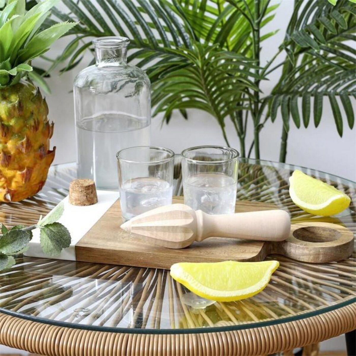 Paris Prix Coffret Cocktail 9 Pièces  Rhumerie  16cm Transparent