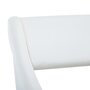VIDAXL Cadre de lit Blanc Similicuir 100x200 cm
