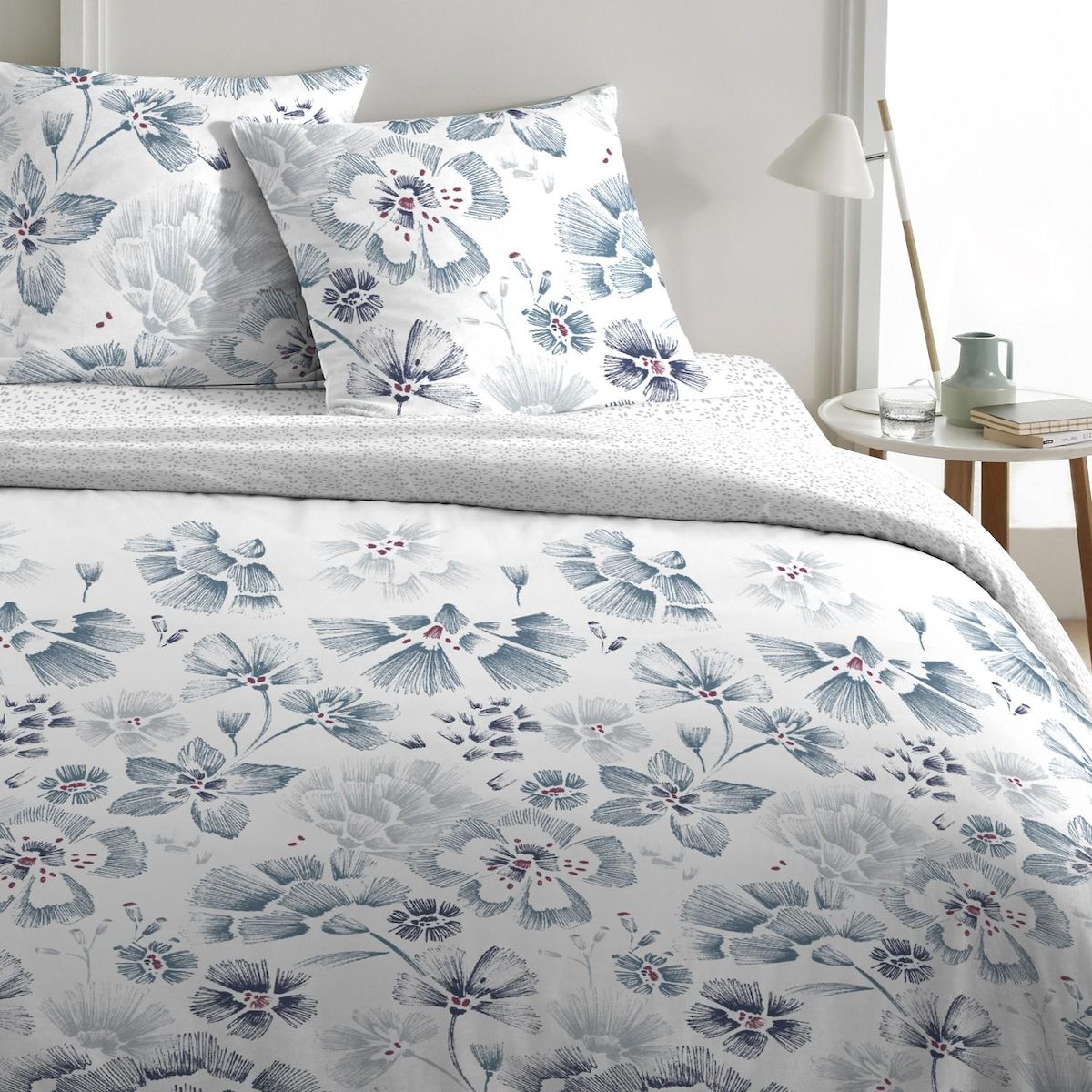 Home collection Parure housse de couette 100% coton 57 fils ambre