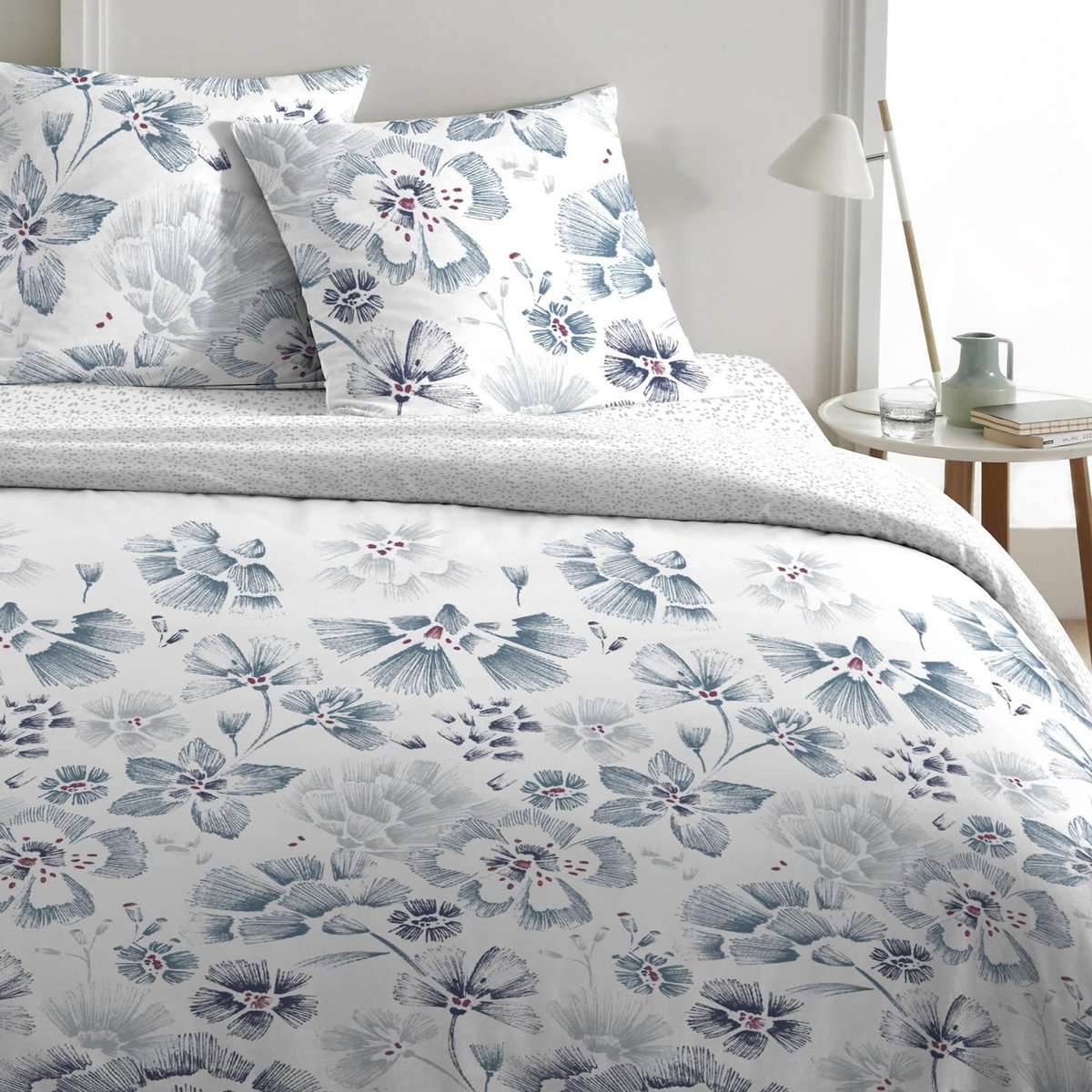 Home collection Parure housse de couette 100% coton 57 fils ambre