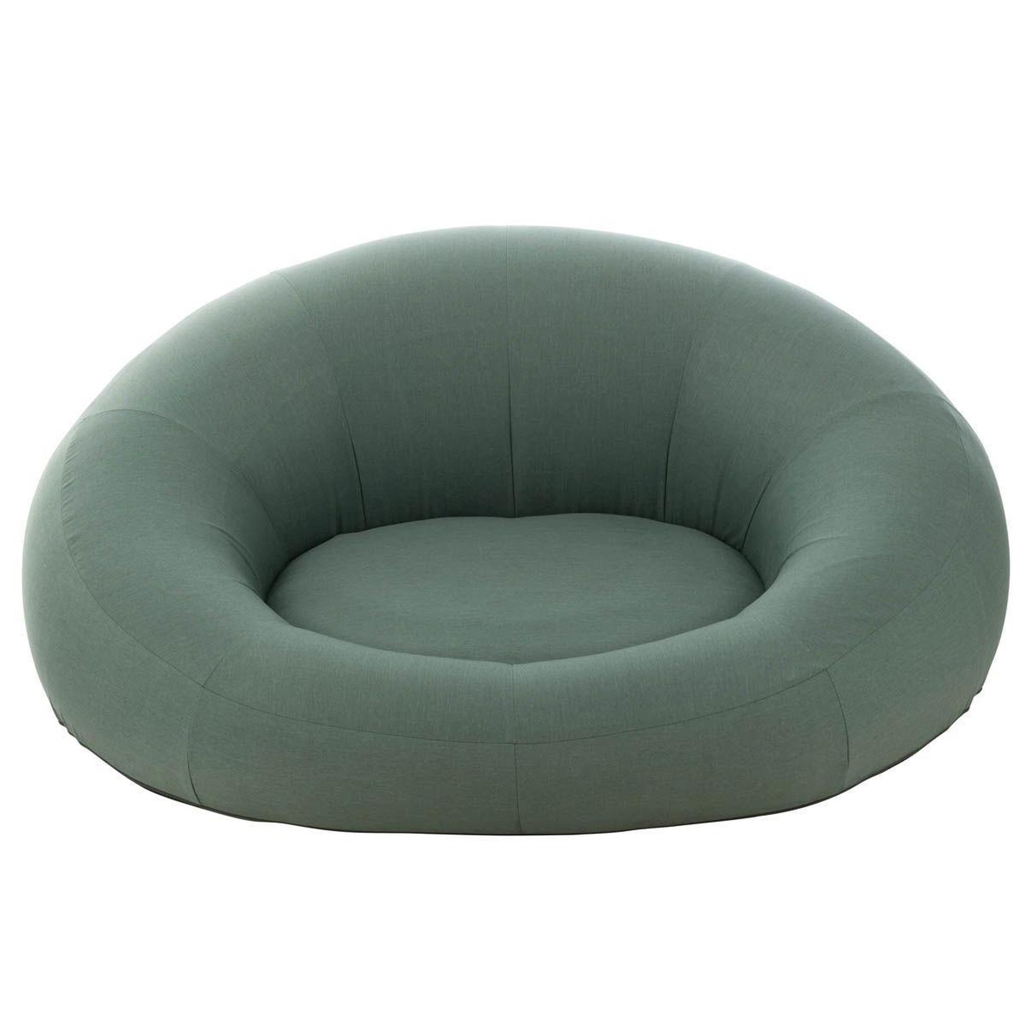 Voir la diapositive 2 : J-LINE Pouf de jardin  donut  175cm vert