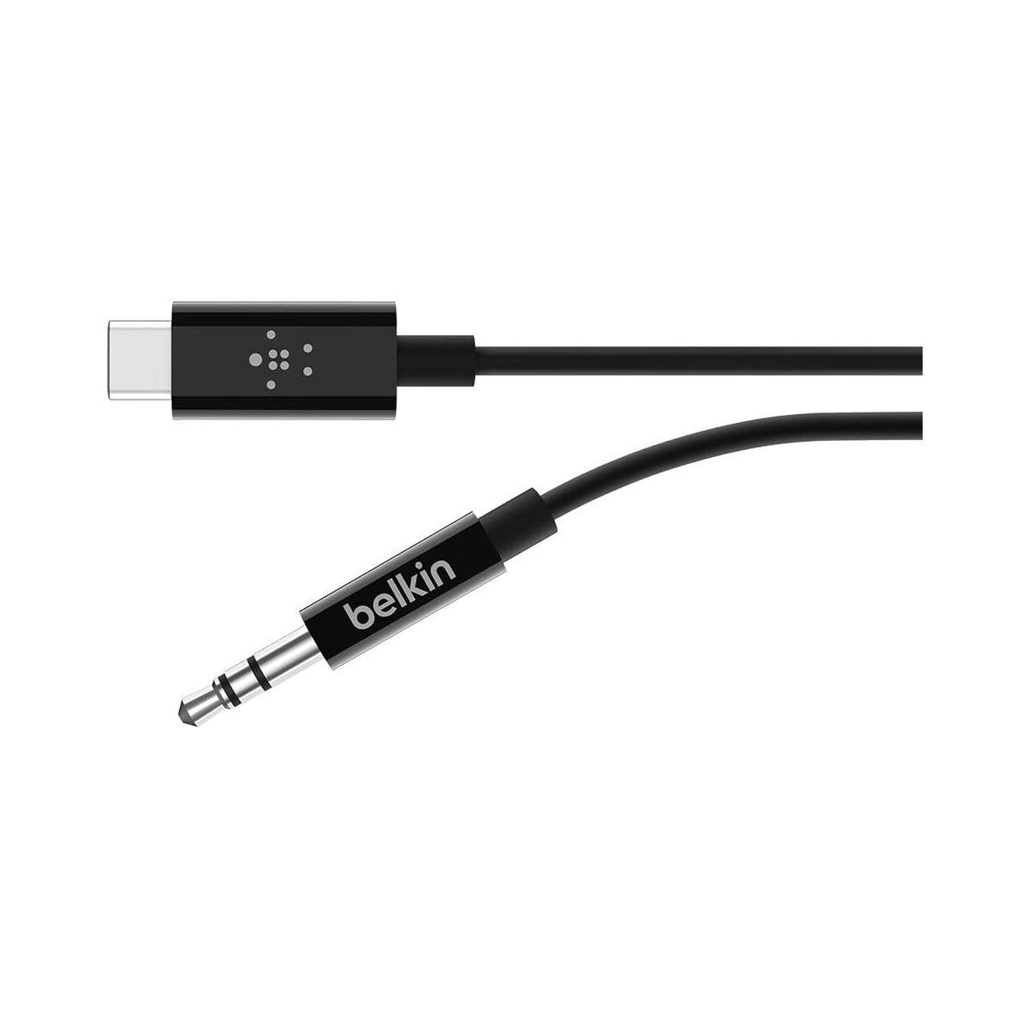 Voir la diapositive 3 : Belkin Câble jack 3.5mm rockstar + connecteur usb-c