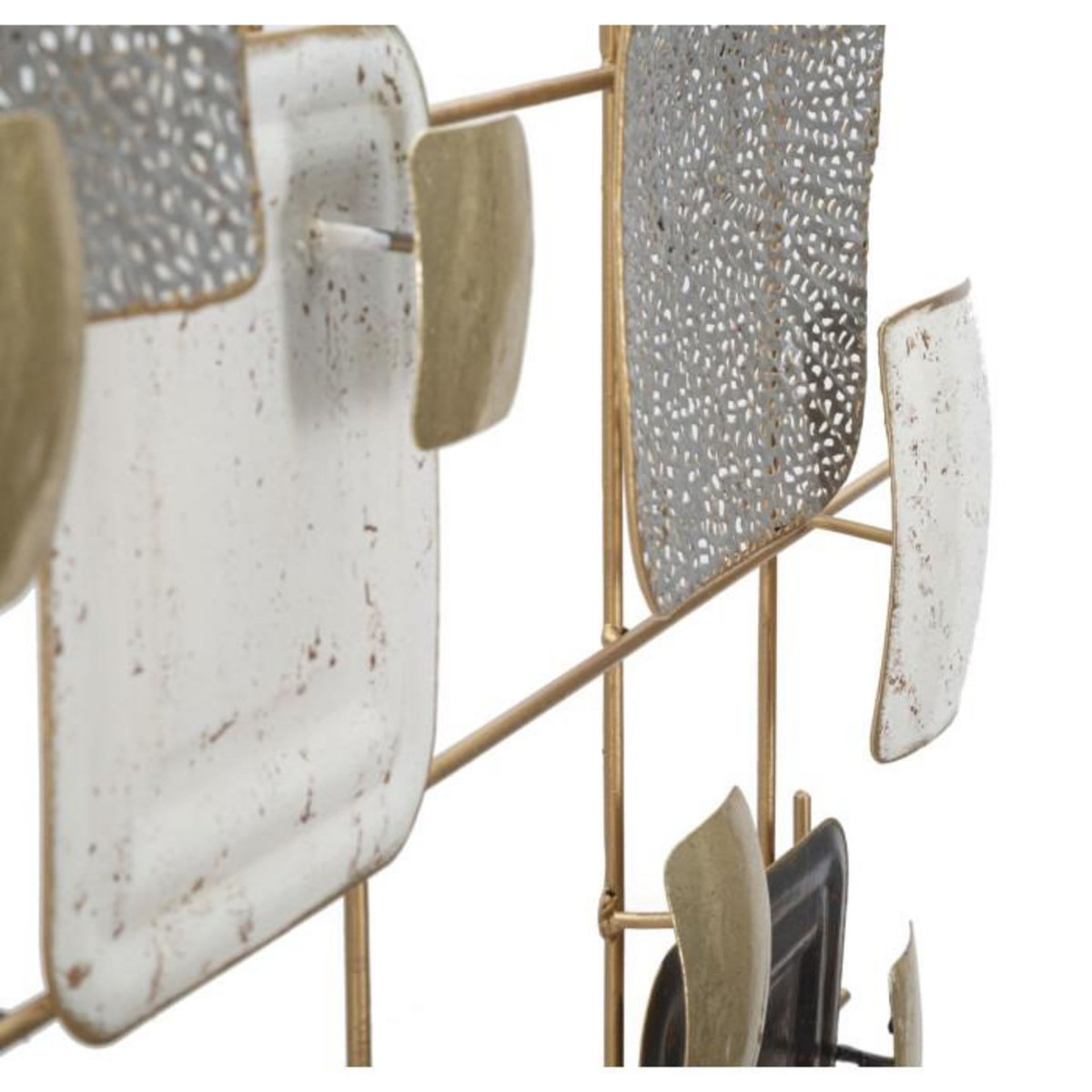 Paris Prix Décoration Murale en Métal  Cubes  80cm Multicolore