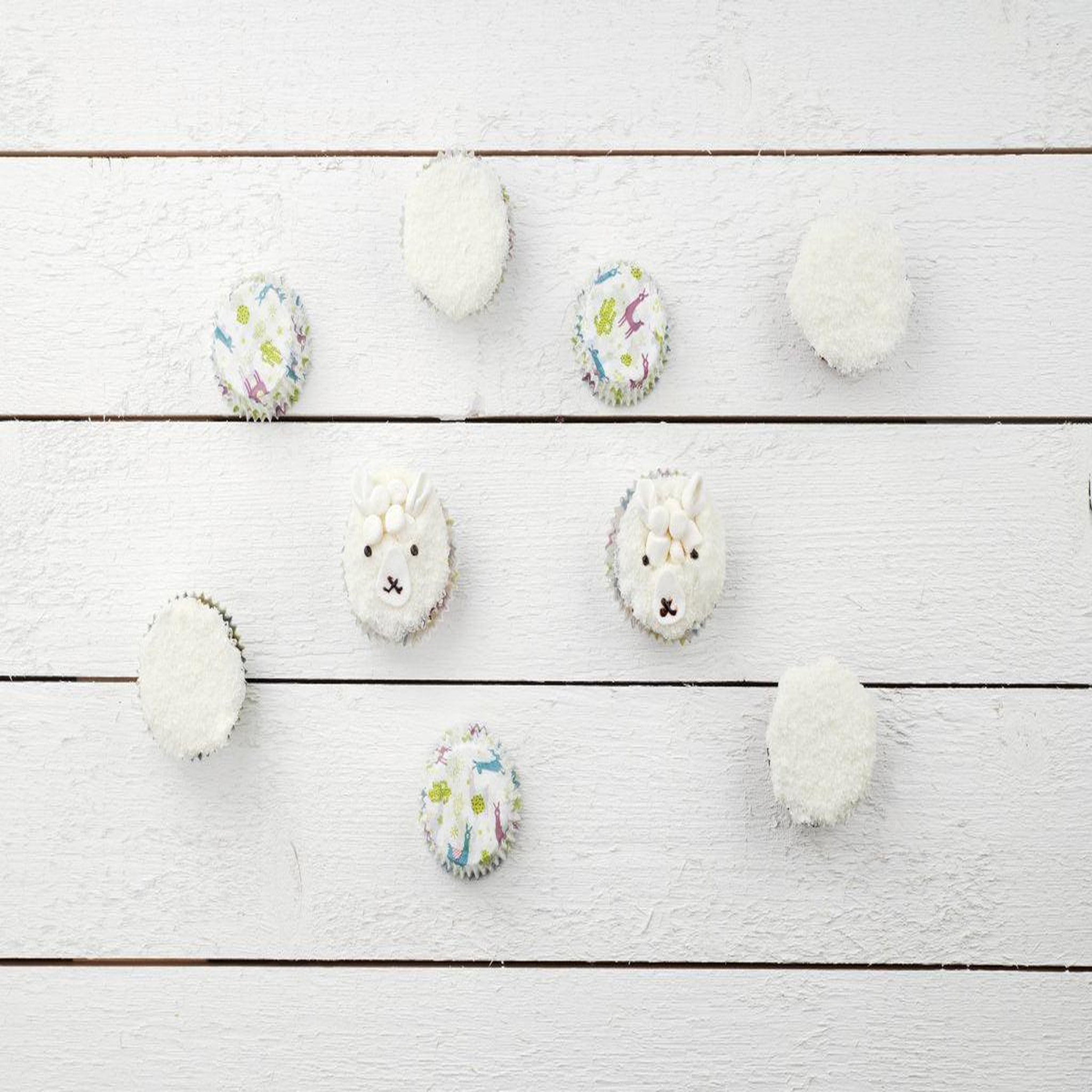 Voir la diapositive 5 : ZENKER Lot de 50 moules à muffins en papier motif lama et cactus 7 cm zenker smart pastry